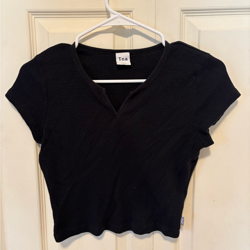 Tna Waffle Cropped Shirt